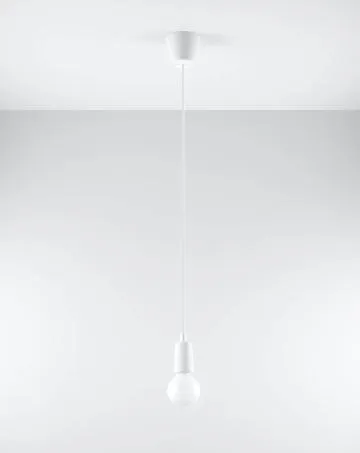 Lampa wisząca DIEGO 1 biała