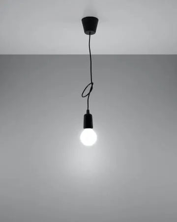 Lampa wisząca DIEGO 1 czarna