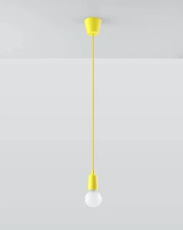 Lampa wisząca DIEGO 1 żółta