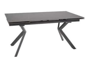 Stół rozkładany NORTON 160(240)x90 cm czarny mat