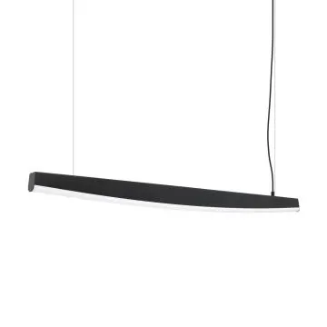 Lampa wisząca JORUN 80 czarna LED 3000K