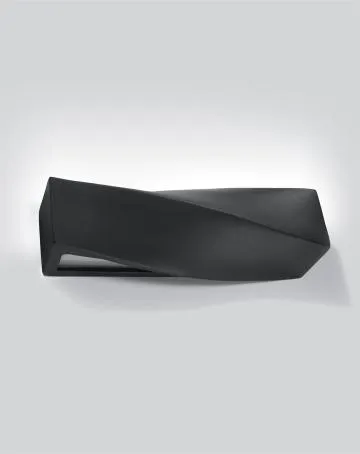 Kinkiet ceramiczny SIGMA czarny