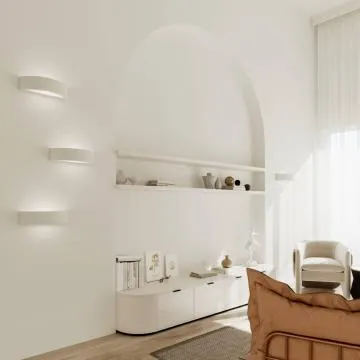 Kinkiet ceramiczny ATENA biały