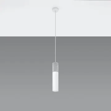 Lampa wisząca BORGIO 1 biała