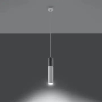 Lampa wisząca BORGIO 1 biała