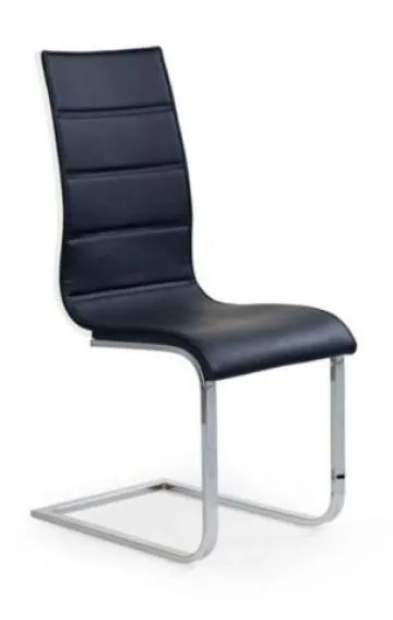 Krzesło K104 czarne/białe