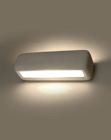 Kinkiet ceramiczny SUBANI biały