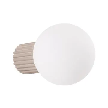 Kinkiet HALO taupe IP44 ryflowany