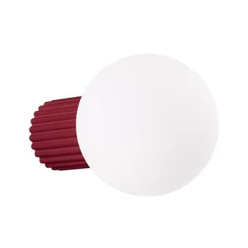 Kinkiet HALO burgund IP44 ryflowany