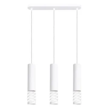 Lampa wisząca LAMI 3L biała
