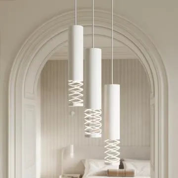 Lampa wisząca LAMI 3L biała