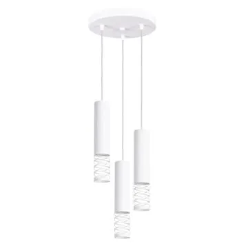 Lampa wisząca LAMI 3P biała