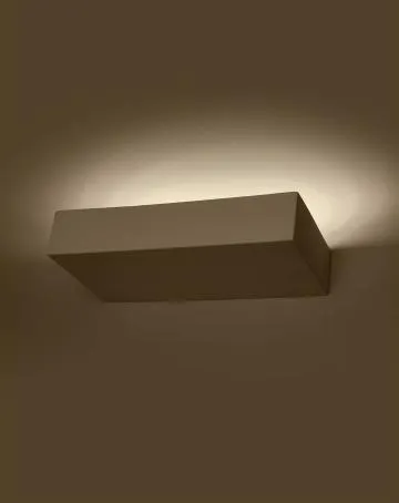 Kinkiet ceramiczny TAUGAN biały