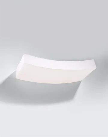 Kinkiet ceramiczny HATTOR biały