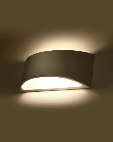 Kinkiet ceramiczny VIXEN biały