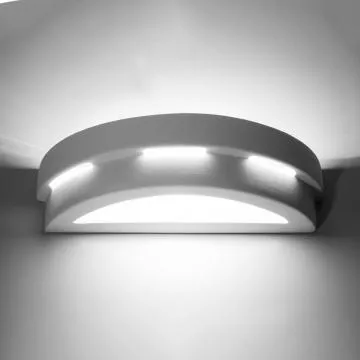 Kinkiet ceramiczny HELIOS biały