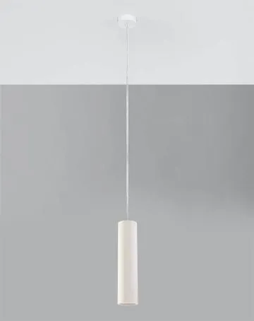 Lampa wisząca NANCY ceramiczna biała
