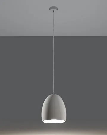 Lampa wisząca ceramiczna FLAWIUSZ biała