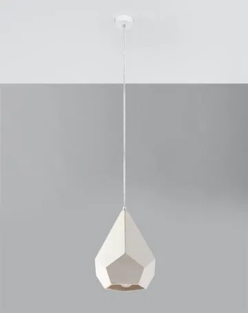 Lampa wisząca PAVLUS ceramiczna biała