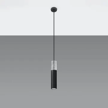 Lampa wisząca BORGIO 1 czarna