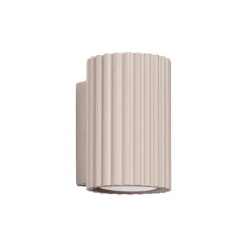 Kinkiet KARBON 10 taupe ryflowany