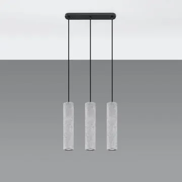Lampa wisząca LUVO 3 betonowa