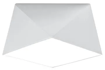 Plafon HEXA 25 biały geometryczny