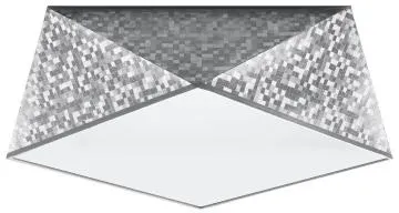 Plafon HEXA 35 cekinowy geometryczny