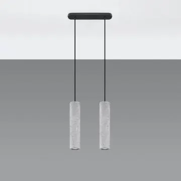 Lampa wisząca LUVO 2 betonowa