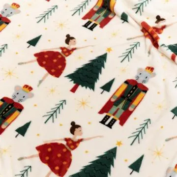 Koc zimowy NUTCRACKER z dziadkiem do orzechów 150x200