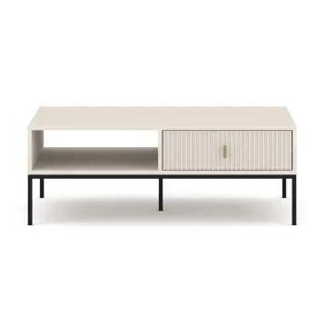 Stolik kawowy MAGGIORE 104x68 kaszmir mat/czarny