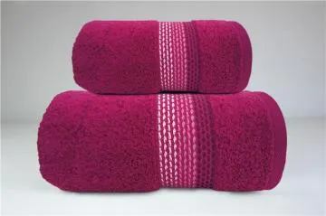Ręcznik bawełniany Frotex Ombre 50x90 fuksja