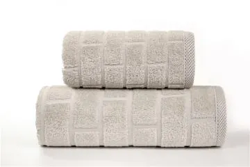 Ręcznik bawełniany Greno BRICK 50x90 cappuccino
