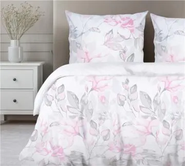 Pościel bawełniana Premium Bielbaw 160x200 Essa różowa