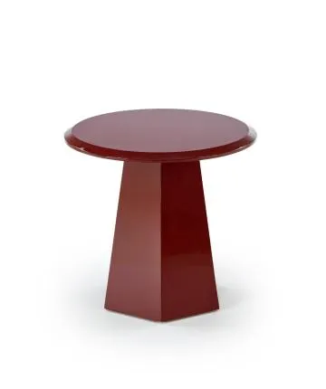Stolik kawowy LOCA 50x50cm bordowy