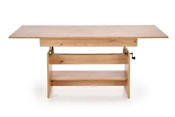 Ława rozkładana podnoszona ERIKA dąb artisan