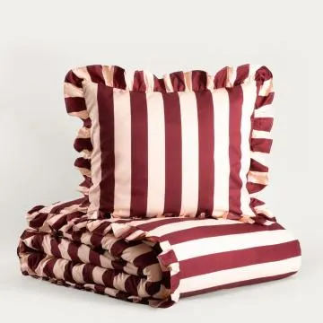 Komplet pościeli TIFFANY z mikrofibry z falbanką 160x200 + 2*50x60 cm