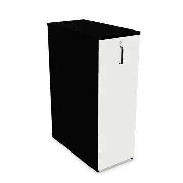 Szafka na dokumenty EASY SPACE 40cm prawa/lewa czarna/biała wysuwana
