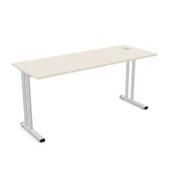 Biurko EASY SPACE C-LEG RC 160x60cm kaszmirowe