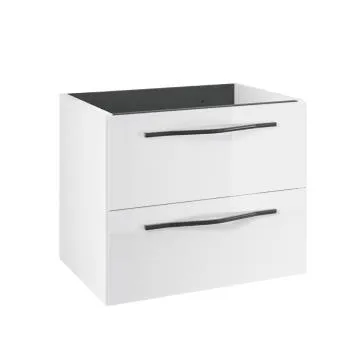 Szafka pod umywalkę PILAR 2S 60cm biały połysk