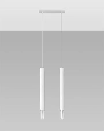 Lampa wisząca WEZYR 2 biała