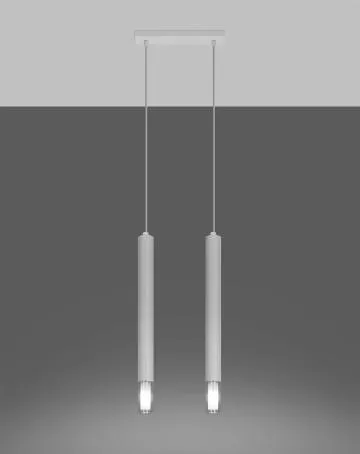 Lampa wisząca WEZYR 2 biała