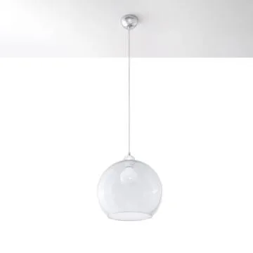 Lampa wisząca BALL transparentna