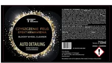 Płyn do czyszczenia felg TESS 750ml auto detailing efekt krwawienia