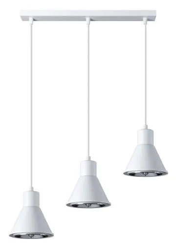 Lampa wisząca TAZILA 3 biała