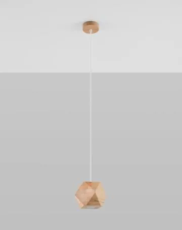Lampa wisząca WOODY naturalne drewno