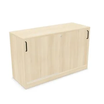 Szafka biurowa przesuwna EASY SPACE CABINET S 1.5-OH 120cm akacjowa zamykana
