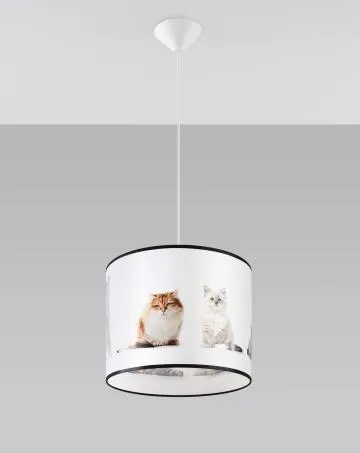 Lampa wisząca KOTY 30 biała