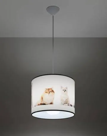 Lampa wisząca KOTY 30 biała