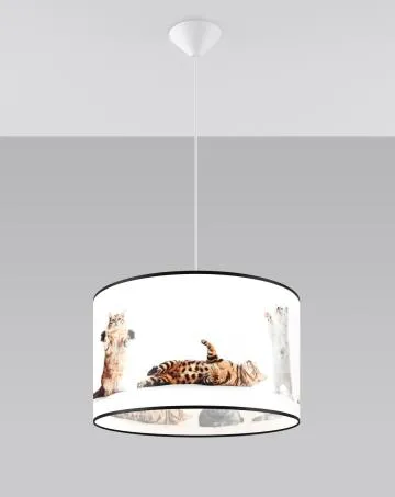 Lampa wisząca KOTY 40 biała